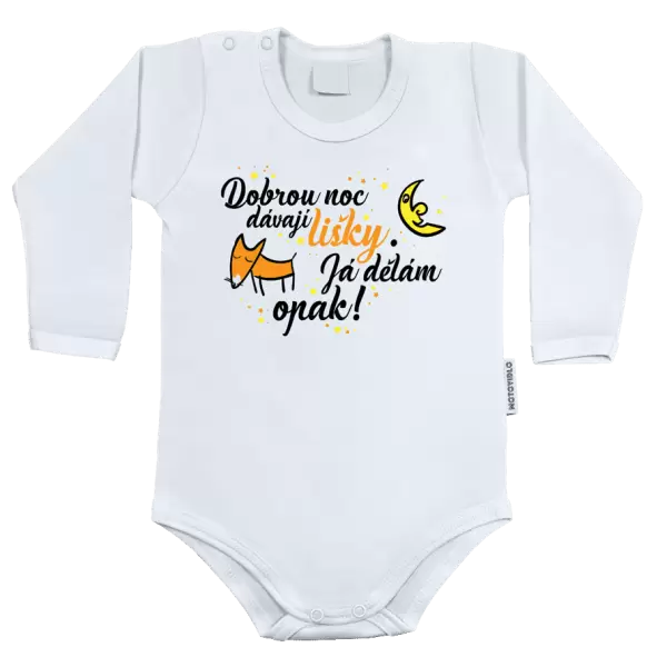 Dětské body Dobrou noc dávají lišky, já dělám opak!