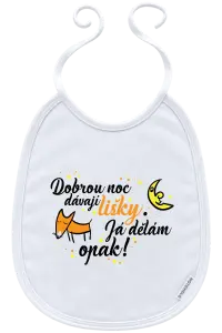 Dětský bryndák Dobrou noc dávají lišky, já dělám opak!