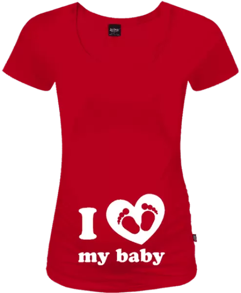 Tehotenské tričko I love my baby