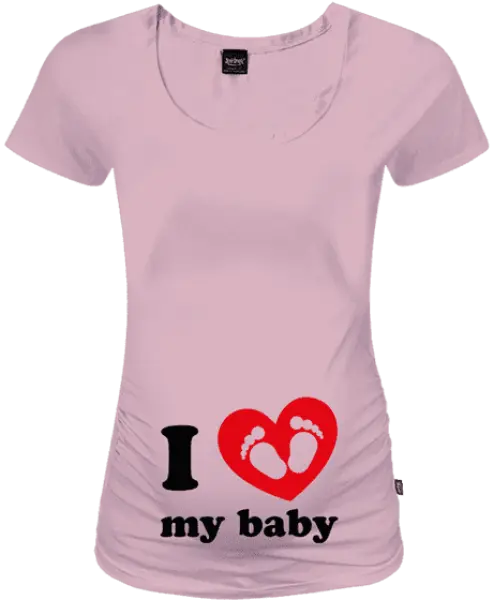 Tehotenské tričko I love my baby
