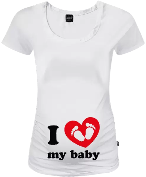 Tehotenské tričko I love my baby