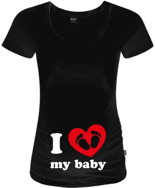 Tehotenské tričko I love my baby