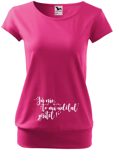 Těhotenské tričko Já nic, to mi udělal přítel!