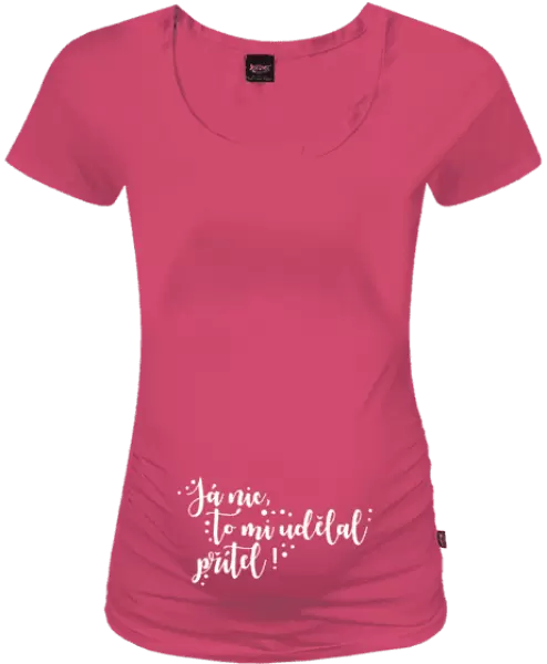 Těhotenské tričko Já nic, to mi udělal přítel!