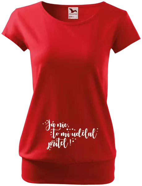 Těhotenské tričko Já nic, to mi udělal přítel!