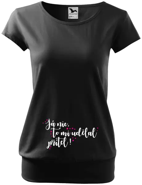 Těhotenské tričko Já nic, to mi udělal přítel!