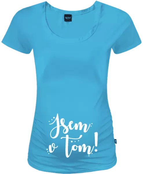 Těhotenské tričko Jsem v tom!