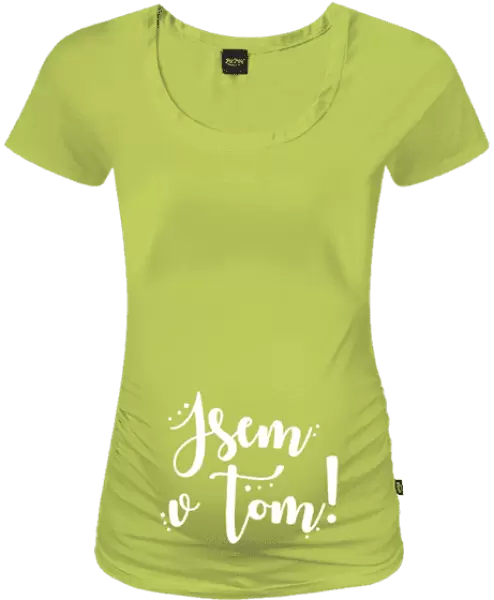 Těhotenské tričko Jsem v tom!
