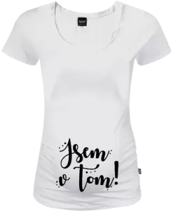 Těhotenské tričko Jsem v tom!