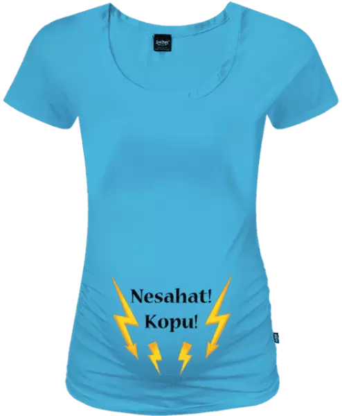 Těhotenské tričko Nesahat! Kopu!