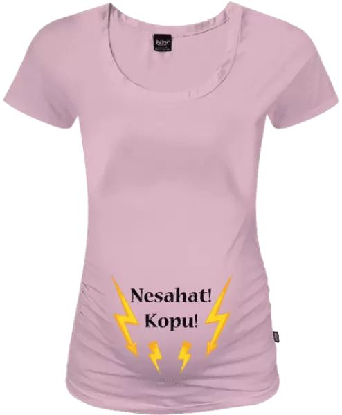 Těhotenské tričko Nesahat! Kopu!