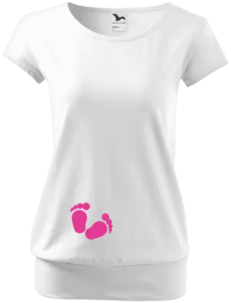 Těhotenské tričko Nožičky