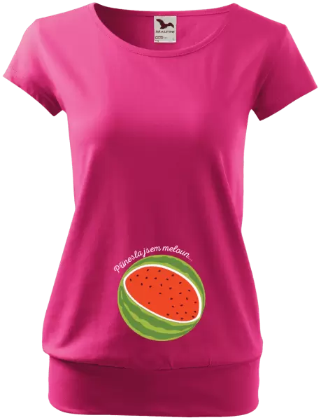 Těhotenské tričko Přinesla jsem meloun