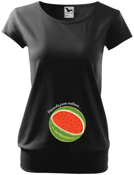 Těhotenské tričko Přinesla jsem meloun