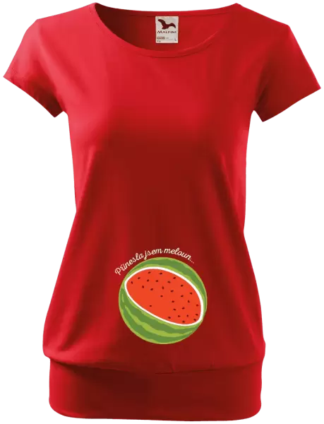 Těhotenské tričko Přinesla jsem meloun