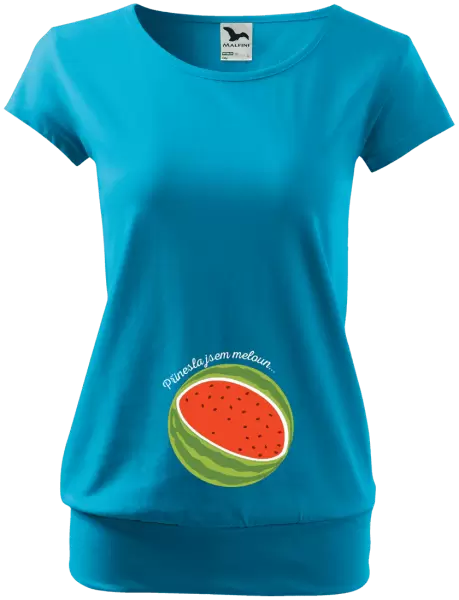 Těhotenské tričko Přinesla jsem meloun