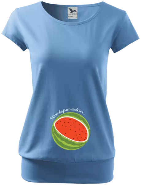 Těhotenské tričko Přinesla jsem meloun