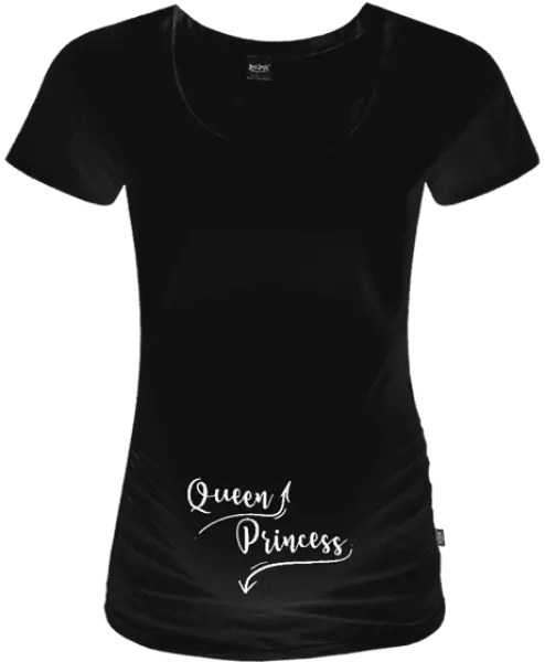 Tehotenské tričko Queen and princess