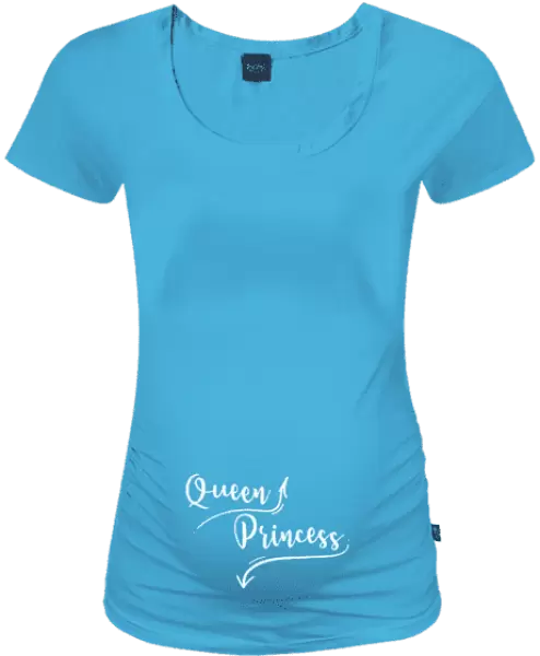 Tehotenské tričko Queen and princess