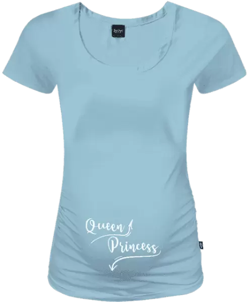Tehotenské tričko Queen and princess