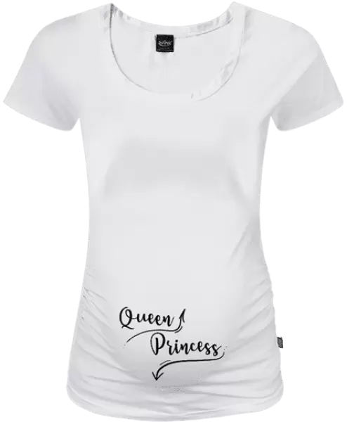 Tehotenské tričko Queen and princess