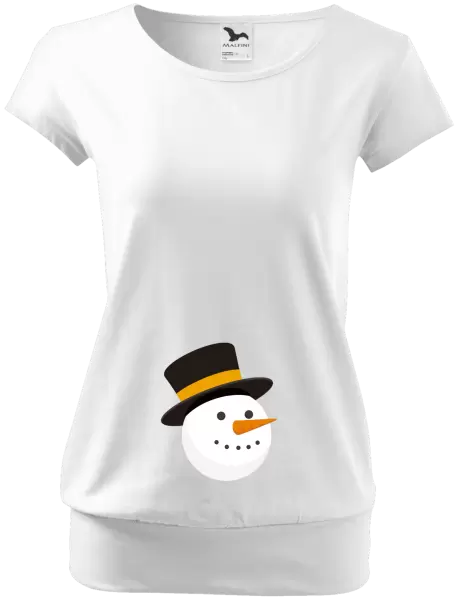 Těhotenské tričko Sněhulák