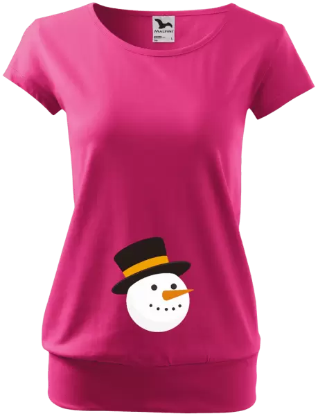 Těhotenské tričko Sněhulák