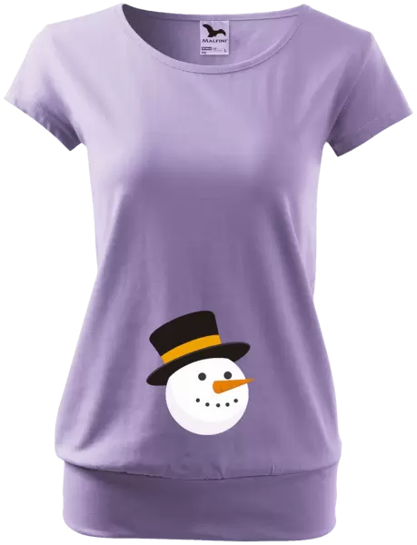 Těhotenské tričko Sněhulák