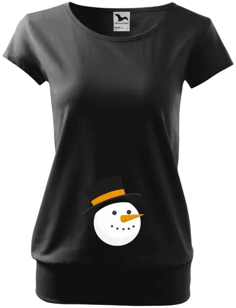 Těhotenské tričko Sněhulák