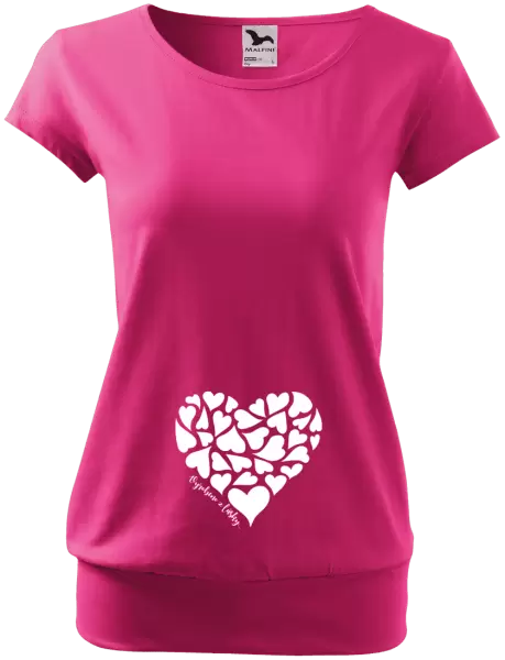 Těhotenské tričko Vyrobeno z lásky...