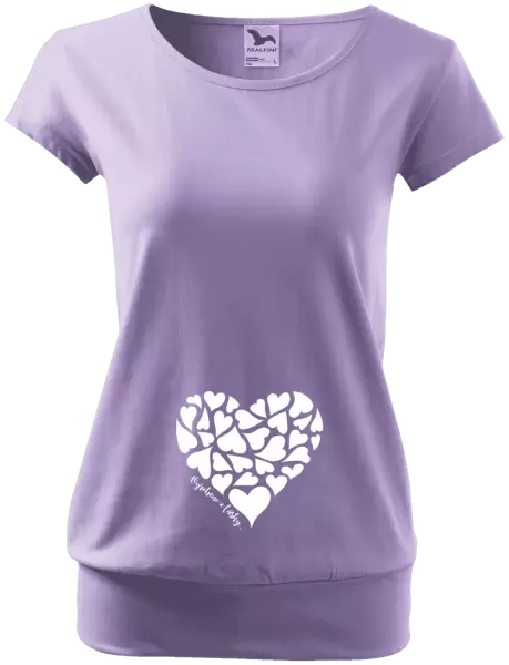 Těhotenské tričko Vyrobeno z lásky...