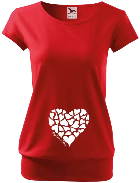 Těhotenské tričko Vyrobeno z lásky...