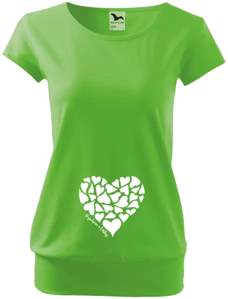 Těhotenské tričko Vyrobeno z lásky...