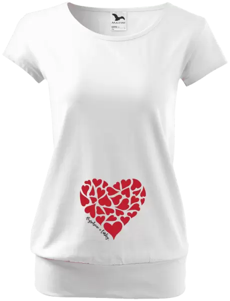 Těhotenské tričko Vyrobeno z lásky...