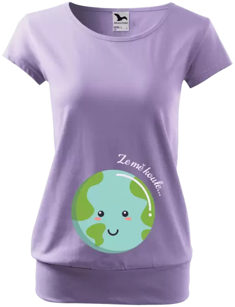 Těhotenské tričko Ze mě koule...