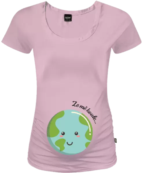 Těhotenské tričko Ze mě koule...