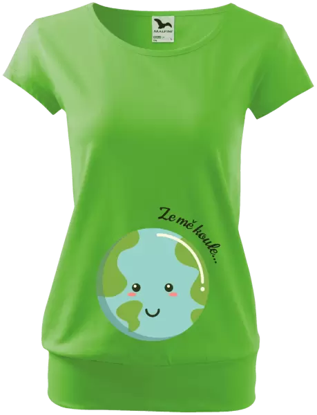 Těhotenské tričko Ze mě koule...