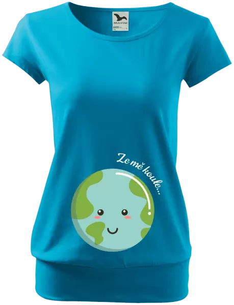 Těhotenské tričko Ze mě koule...