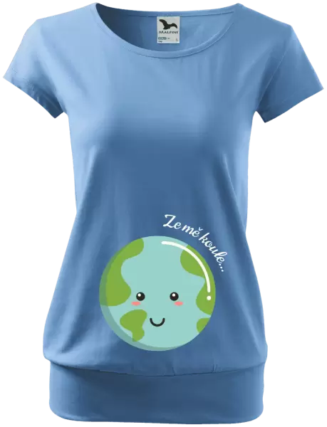 Těhotenské tričko Ze mě koule...