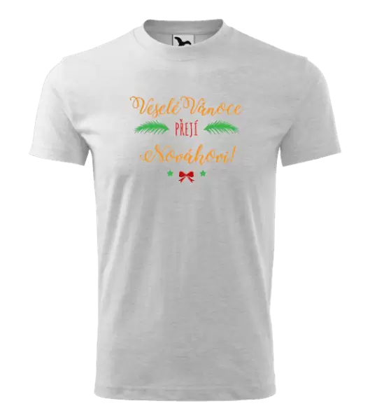 Dětské vánoční tričko Veselé Vánoce přejí... (příjmení)