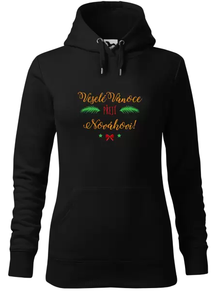 Dámská vánoční mikina Veselé Vánoce přejí... (příjmení)