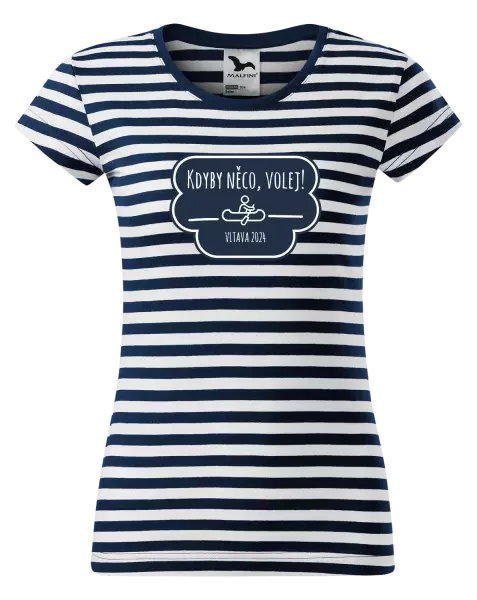 Dámské vodácké tričko Kdyby něco, volej