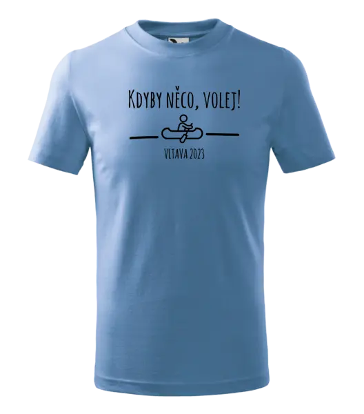 Dětské vodácké tričko Kdyby něco, volej