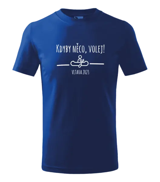 Dětské vodácké tričko Kdyby něco, volej