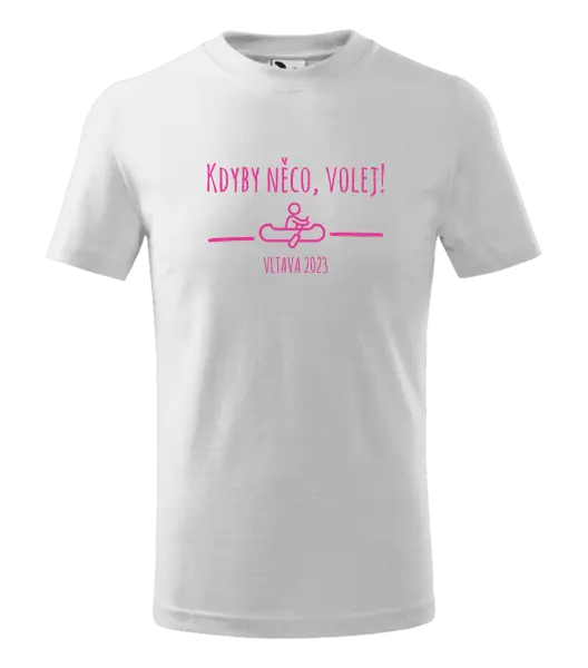 Dětské vodácké tričko Kdyby něco, volej