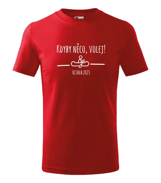 Dětské vodácké tričko Kdyby něco, volej