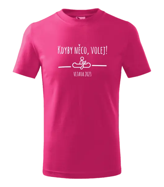 Dětské vodácké tričko Kdyby něco, volej