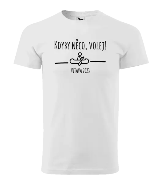 Pánské vodácké tričko Kdyby něco, volej