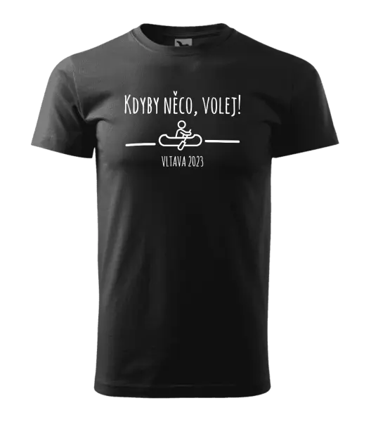 Pánské vodácké tričko Kdyby něco, volej