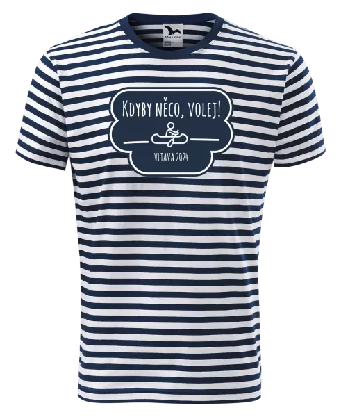 Pánské vodácké tričko Kdyby něco, volej